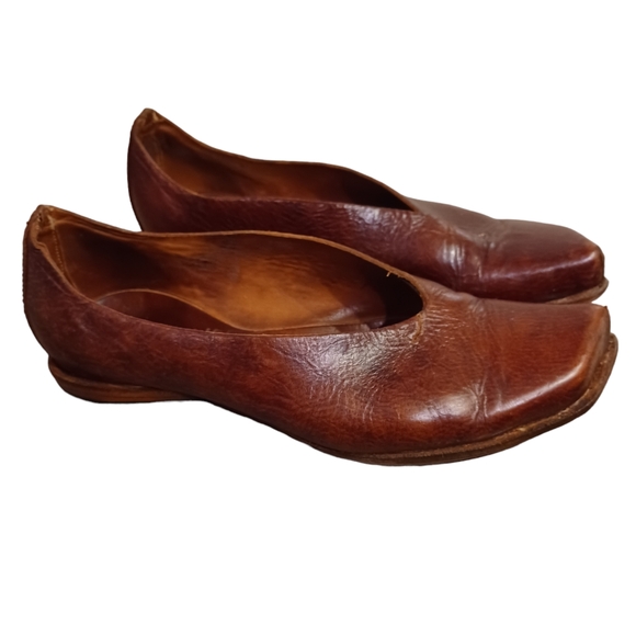 Cydwoq Vintage Asymmetrical Unique Leather Handmade Fairycore Witchcore 36 FLAW - Picture 4 of 16